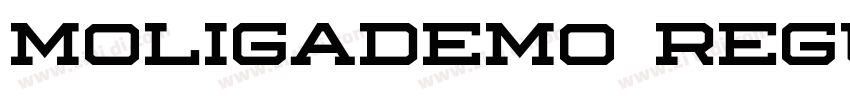 MoligaDEMO Regular字体转换